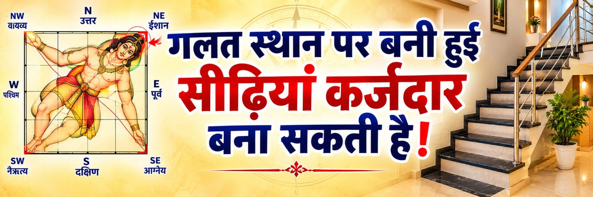 सीढ़ियों का वास्तु दोष और उपाय: गलत दिशा की सीढ़ियां और राहु का प्रभाव