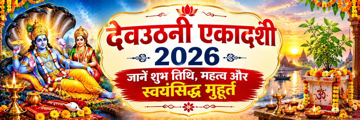 देवउठनी एकादशी 2026: जानें शुभ तिथि, महत्व और स्वयंसिद्ध मुहूर्त